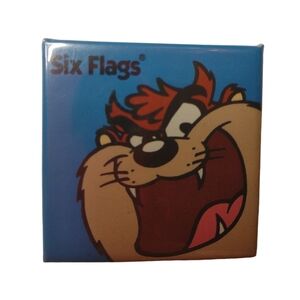 Vintage Warner Brothers Taz Mania Devil Looney Tunes Pin Button Vintage